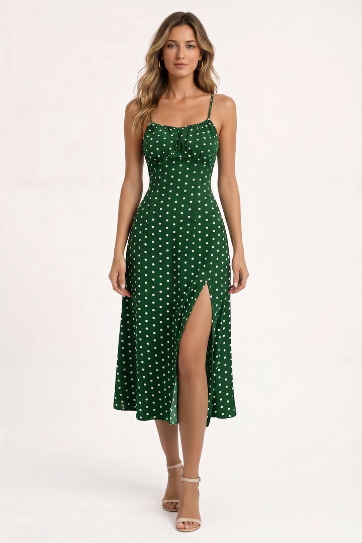 Lena | Floral Slit Midi
