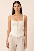 Lore | Lace Trim Corset Cami