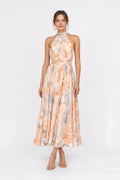 Luna | Floral Halter Midi