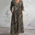 Mave | Wavy Stripe Maxi