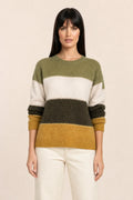 Mila | Colorblock Stripe Knit