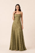 Mira | Lace Appliqué Gown
