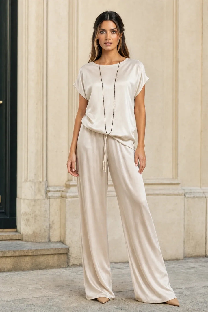 Noor | Satin Trouser Set