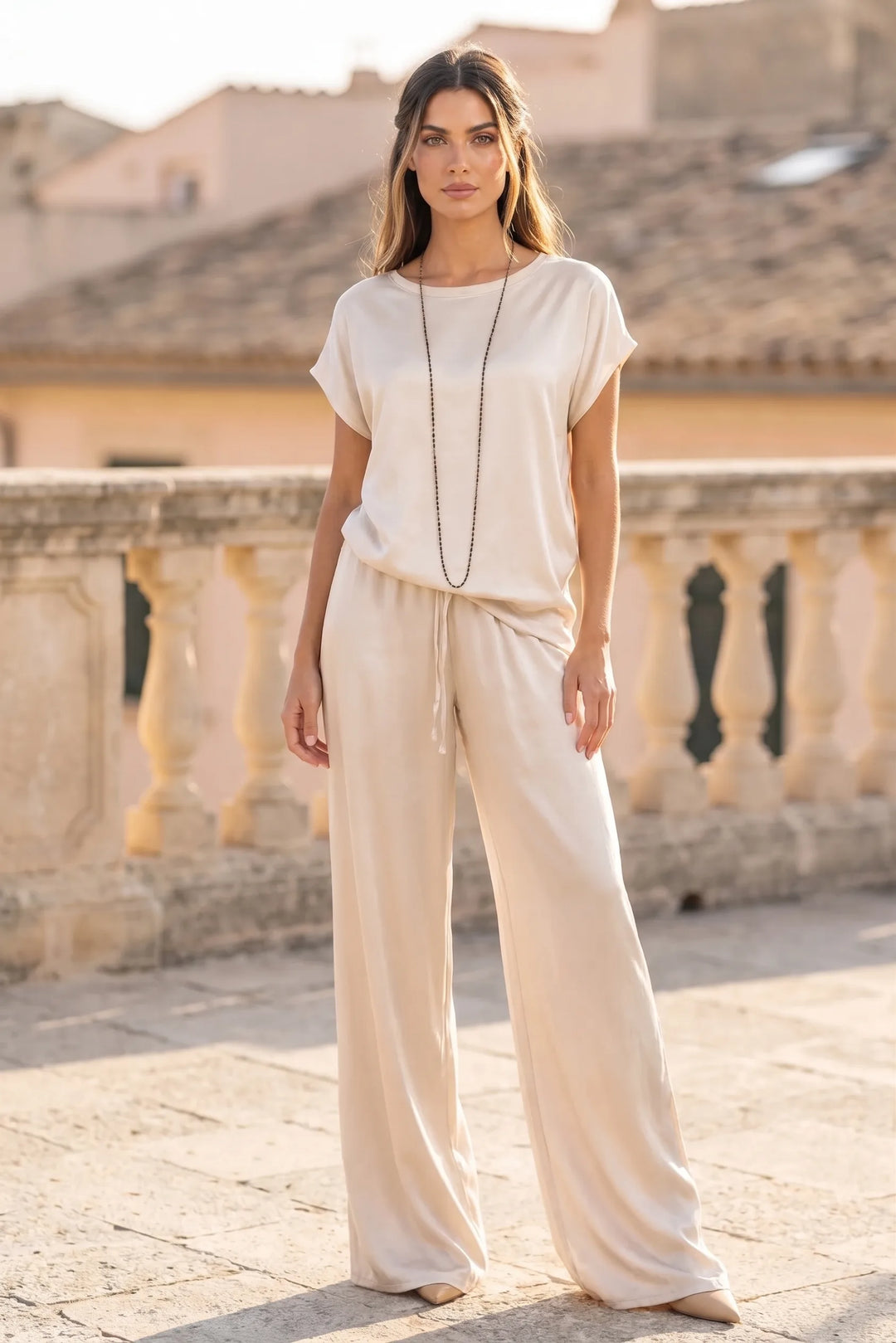 Noor | Satin Trouser Set