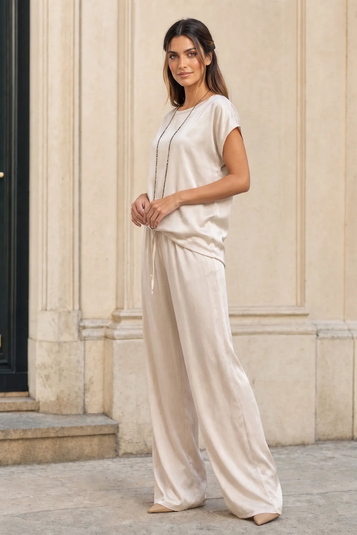 Noor | Satin Trouser Set