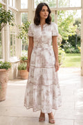 Phoebe | Tiered Toile Maxi