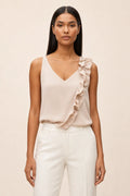 Rael | Asymmetric Ruffle Cami