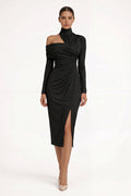 Remi | Asymmetric Ruched Midi