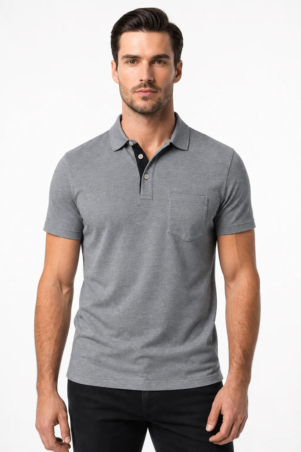 Rhys | Contrast Collar Polo