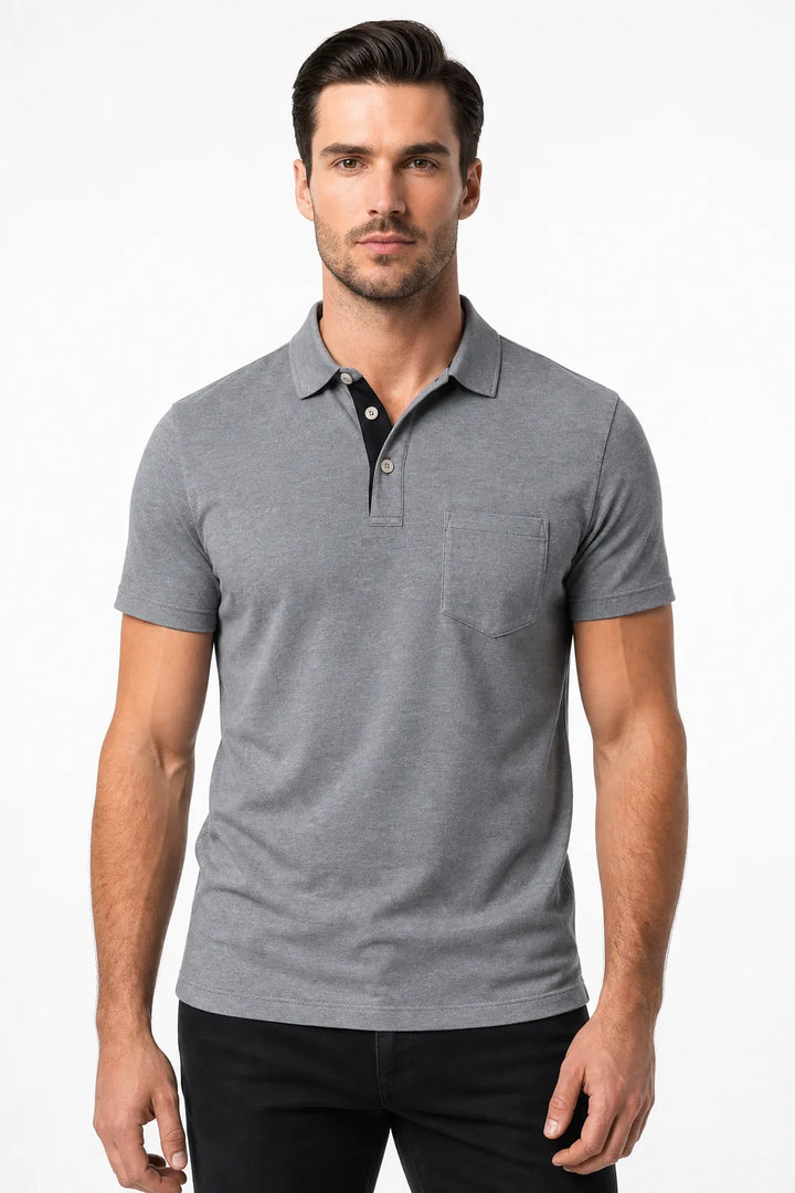 Rhys | Contrast Collar Polo