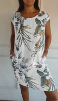 Romy | Botanical Print Midi