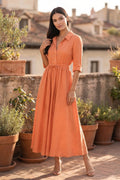 Sabine | Tie Waist Midi