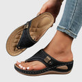Sadie | Wedge Thong Sandal