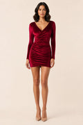 Saoirse | Velvet Ruched Mini