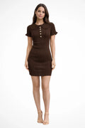 Sela | Ribbed Collar Mini