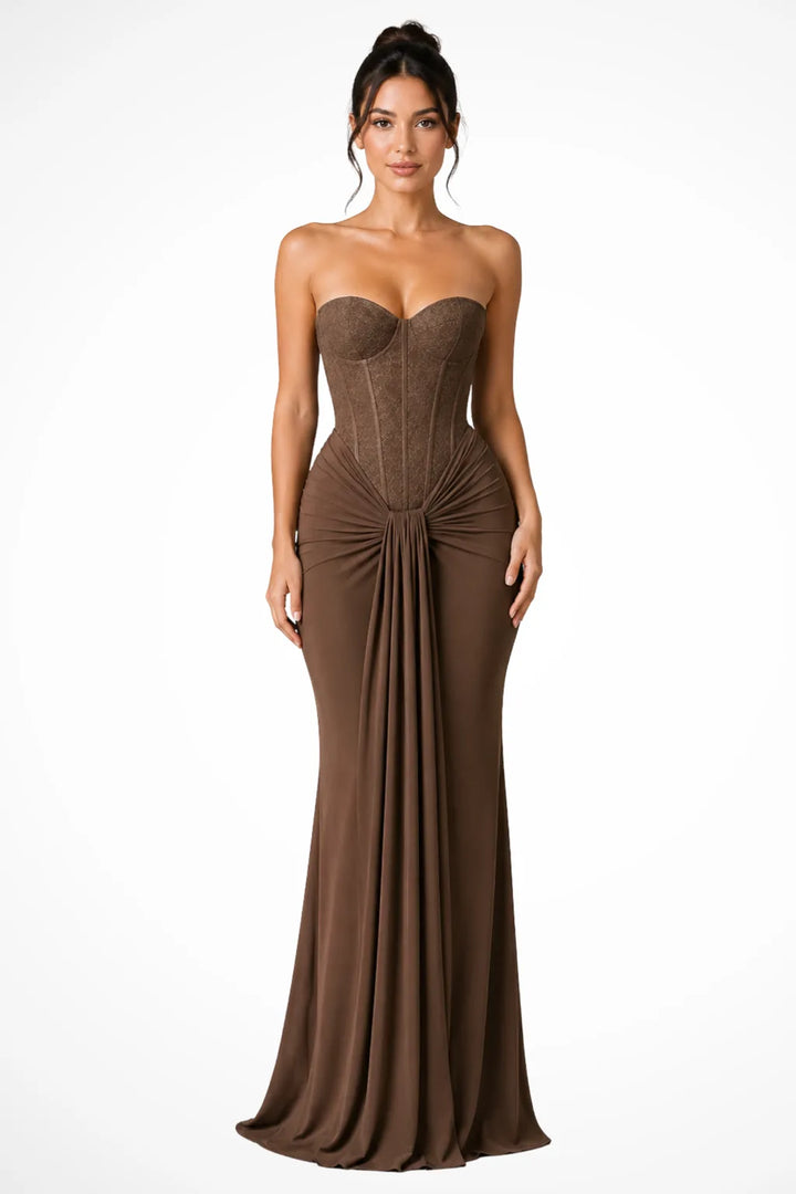 Tess | Lace Corset Gown