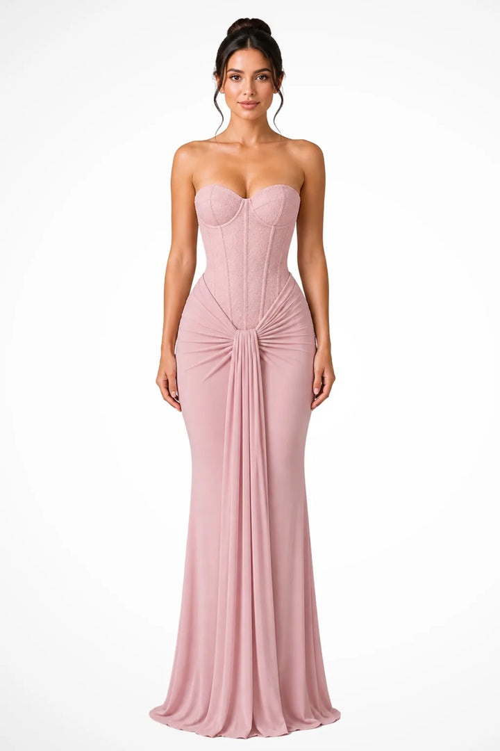 Tess | Lace Corset Gown