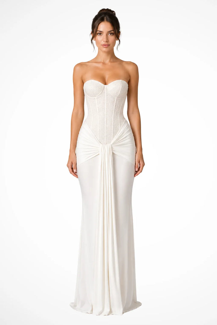 Tess | Lace Corset Gown