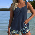 Tess | Ribbed Tankini Set