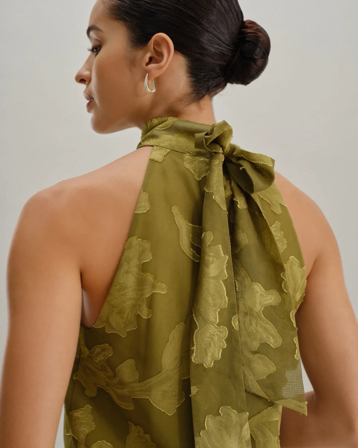 Vanya | Bow-Back Halter Top