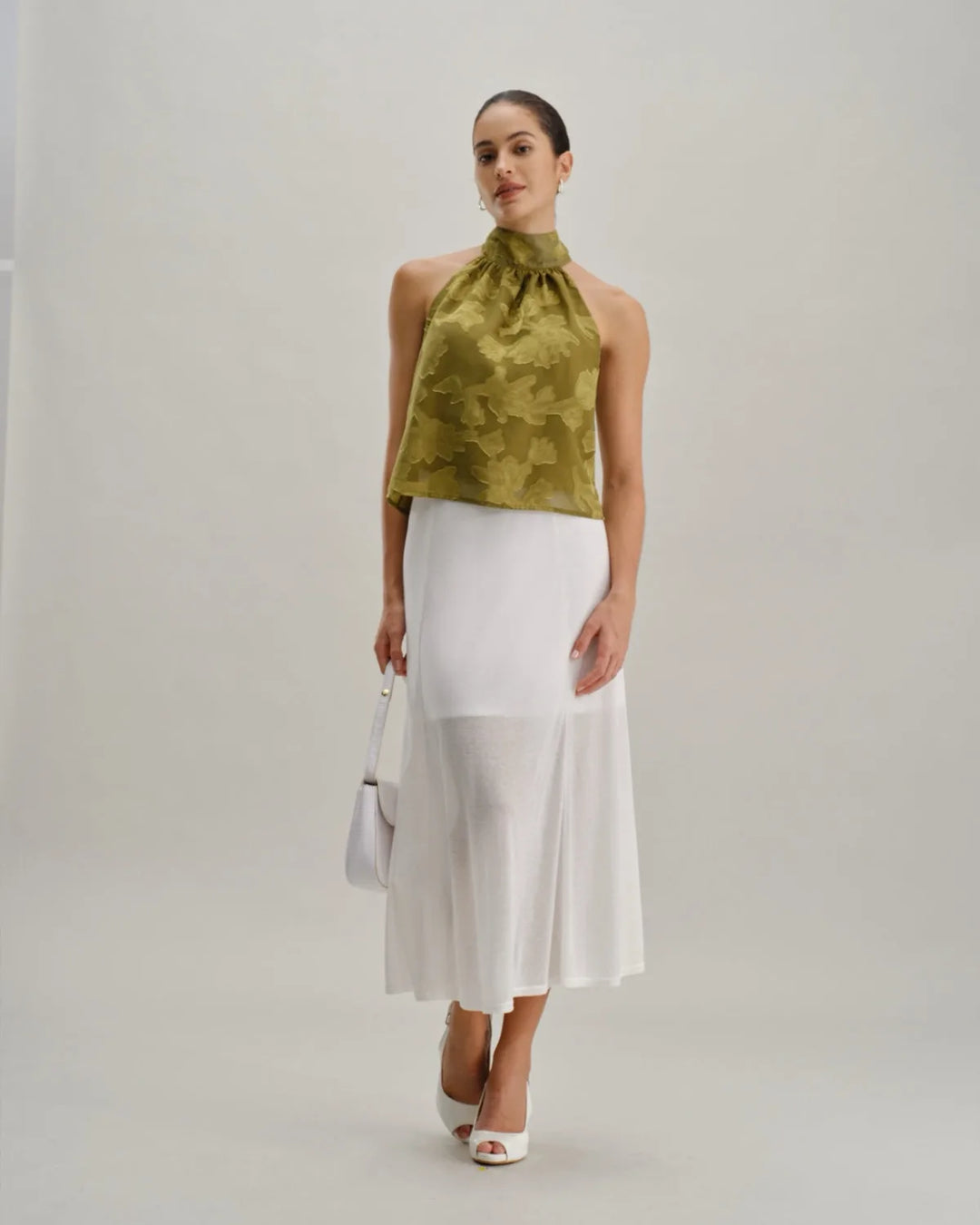 Vanya | Bow-Back Halter Top