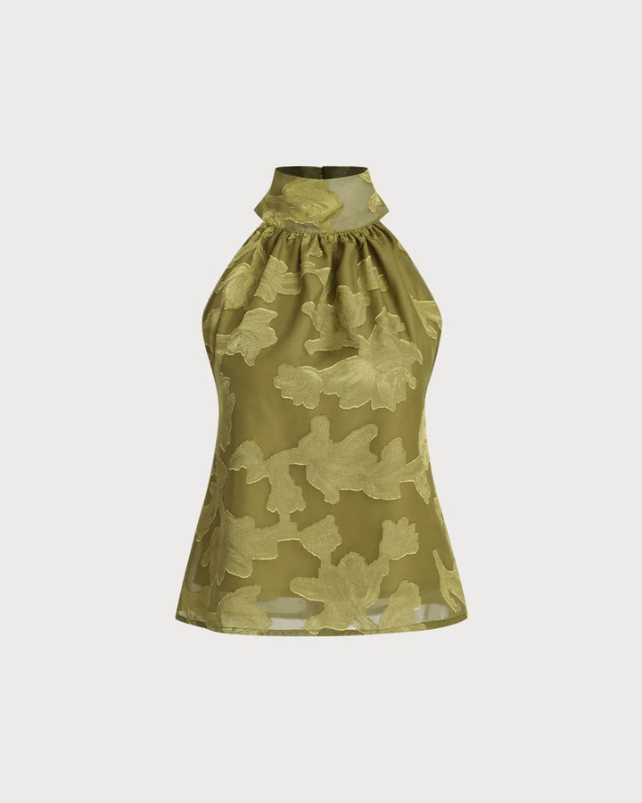 Vanya | Bow-Back Halter Top