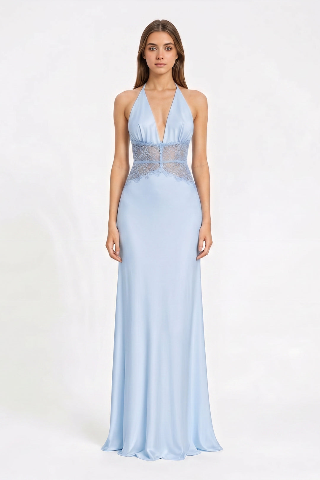 Vera | Lace Insert Gown