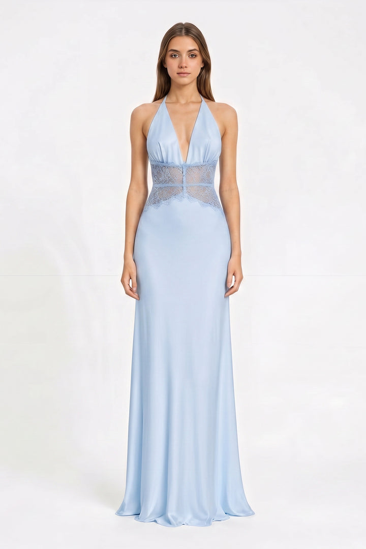 Vera | Lace Insert Gown