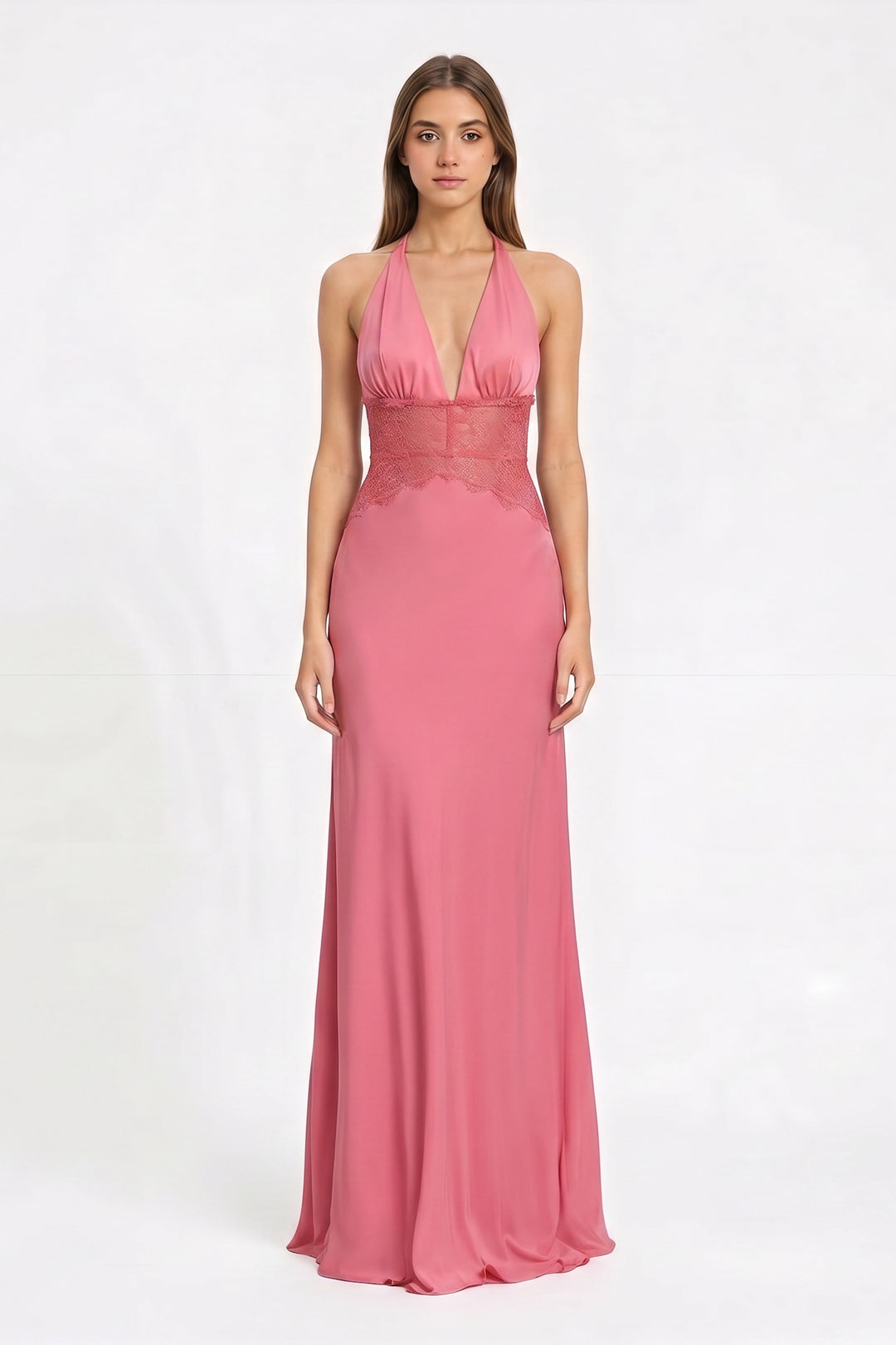 Vera | Lace Insert Gown