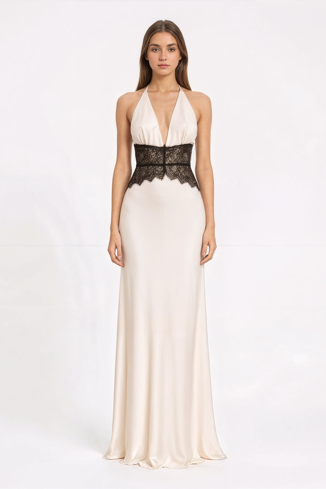 Vera | Lace Insert Gown
