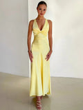Vienna | Open Back Bow Gown