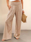 Wilda | Smocked Wide Leg Pant