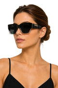 Willa | Square Two-Tone Sunglasses