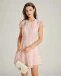 Xanthe | Floral Embroidered Mini