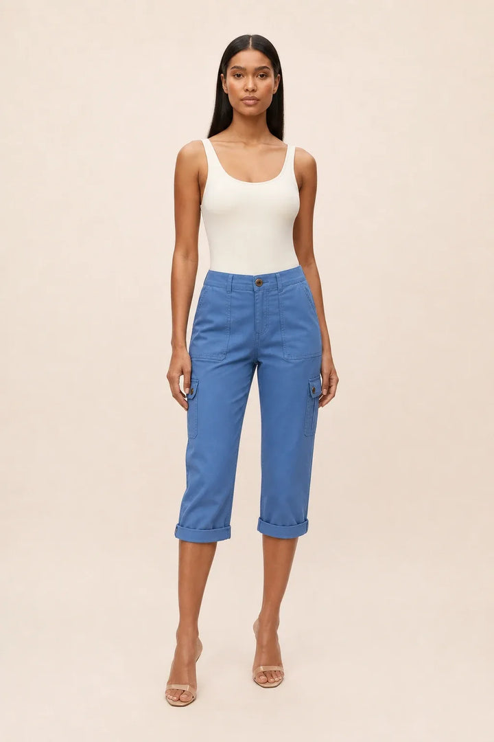 Yara | Cargo Capri Pants