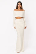 Zola | Off Shoulder Knit Set